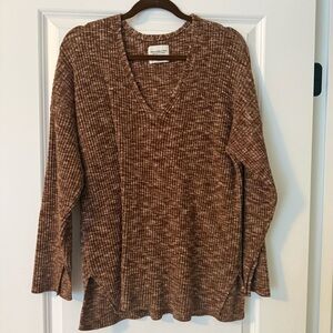 Abercrombie V-Neck Ribbed Sweater